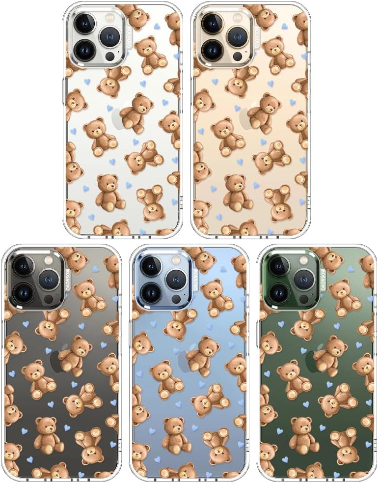 Case for iPhone 13 Pro Max, [Buffertech 6.6ft Military-Grade Drop Protection] [Anti Peel Off Tech] Clear TPU Bumper Phone Case Cover Design - Lemon - Colors E