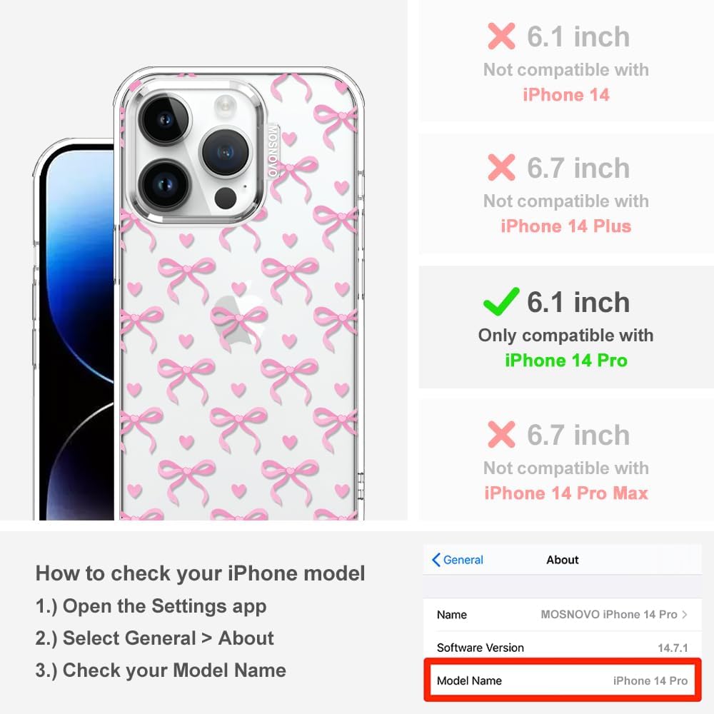 Case for iPhone 13 Pro Max, [Buffertech 6.6ft Military-Grade Drop Protection] [Anti Peel Off Tech] Clear TPU Bumper Phone Case Cover Design - Lemon - Colors E