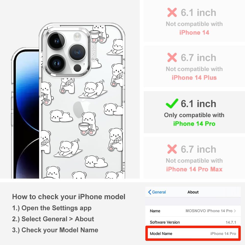 Case for iPhone 13 Pro Max, [Buffertech 6.6ft Military-Grade Drop Protection] [Anti Peel Off Tech] Clear TPU Bumper Phone Case Cover Design - Lemon - Colors E
