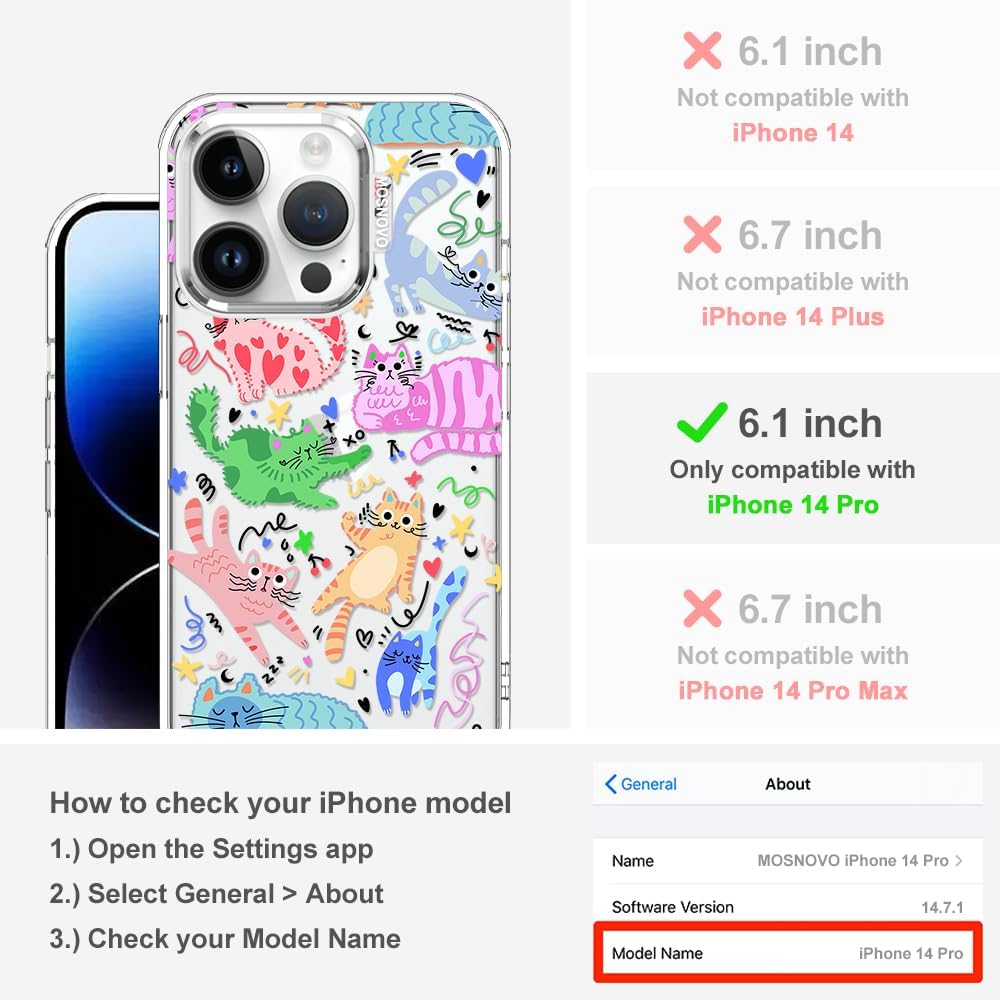 Case for iPhone 13 Pro Max, [Buffertech 6.6ft Military-Grade Drop Protection] [Anti Peel Off Tech] Clear TPU Bumper Phone Case Cover Design - Lemon - Colors E
