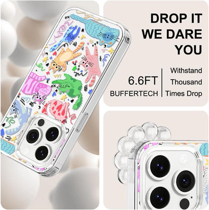 Case for iPhone 13 Pro Max, [Buffertech 6.6ft Military-Grade Drop Protection] [Anti Peel Off Tech] Clear TPU Bumper Phone Case Cover Design - Lemon - Colors E
