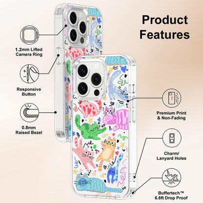 Case for iPhone 13 Pro Max, [Buffertech 6.6ft Military-Grade Drop Protection] [Anti Peel Off Tech] Clear TPU Bumper Phone Case Cover Design - Lemon - Colors E