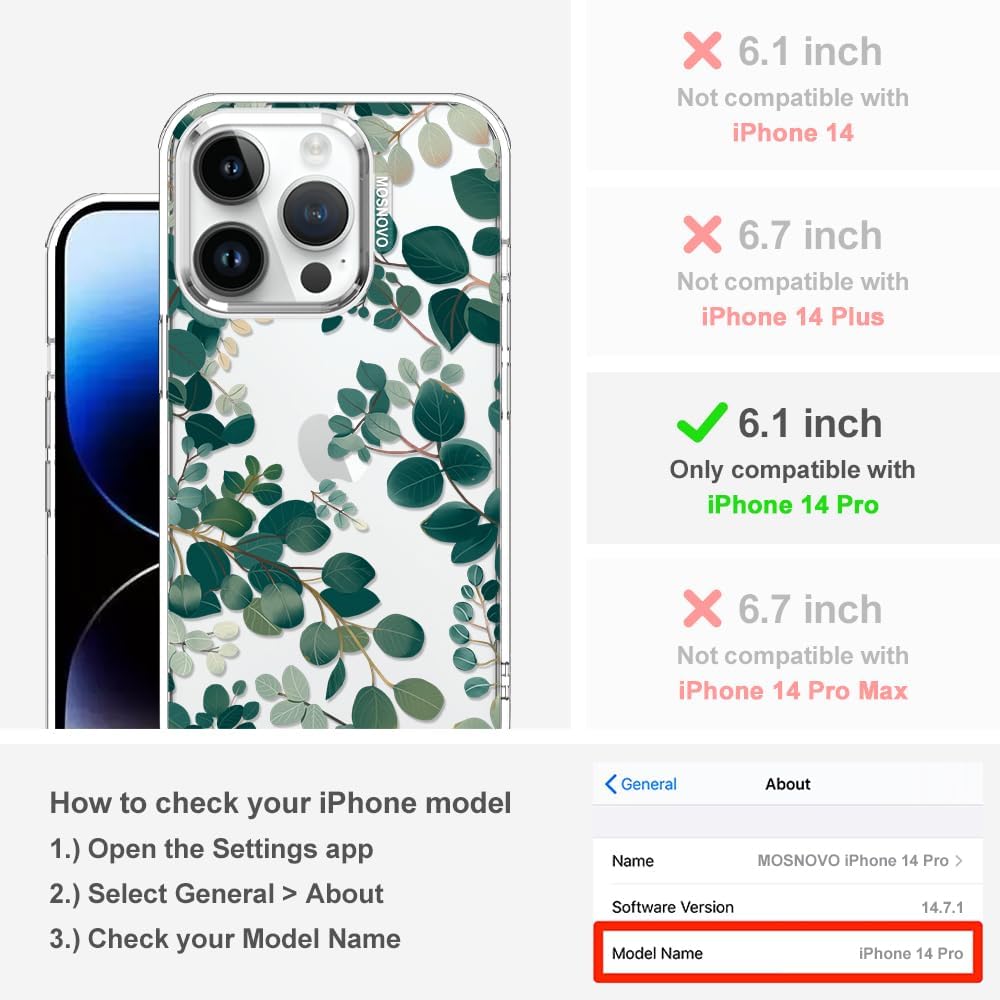 Case for iPhone 13 Pro Max, [Buffertech 6.6ft Military-Grade Drop Protection] [Anti Peel Off Tech] Clear TPU Bumper Phone Case Cover Design - Lemon - Colors E