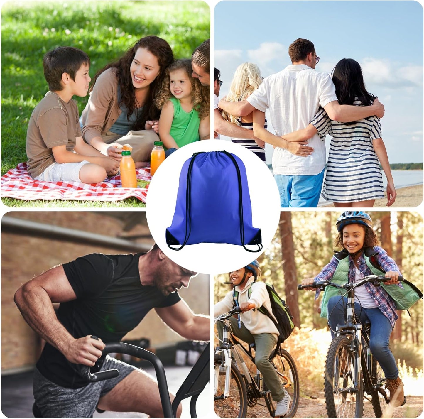 40Pcs Drawstring Backpack Bags Bulk Yellow Drawstring Bag Foldable Gym Bag Sport Cinch Sack String Backpack Storage Bags for Women Men Shopping Gym Travel Sports