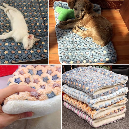 Soft Pet Bed Mat - Super Plush Dog Cat Cushion - Ideal for Dog Crates (Machine Washable Pet Bed Liner)
