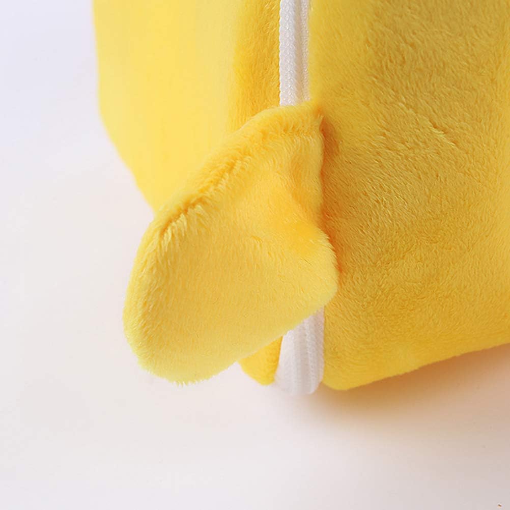 POPETPOP Warm Yellow Pet Nest for Hamsters and Squirrels Removable and Washable Bed for Animals Cozy Sleeping Mat for Cold Weather