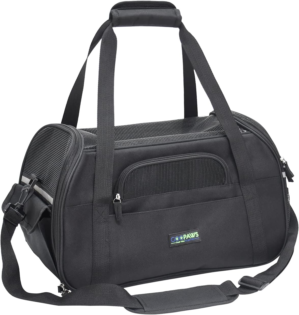 Soft-Sided Kennel Pet Carrier for Small Dogs, Cats, Puppy, Airline Approved Cat Carriers Dog Carrier Collapsible, Travel Handbag & Car Seat