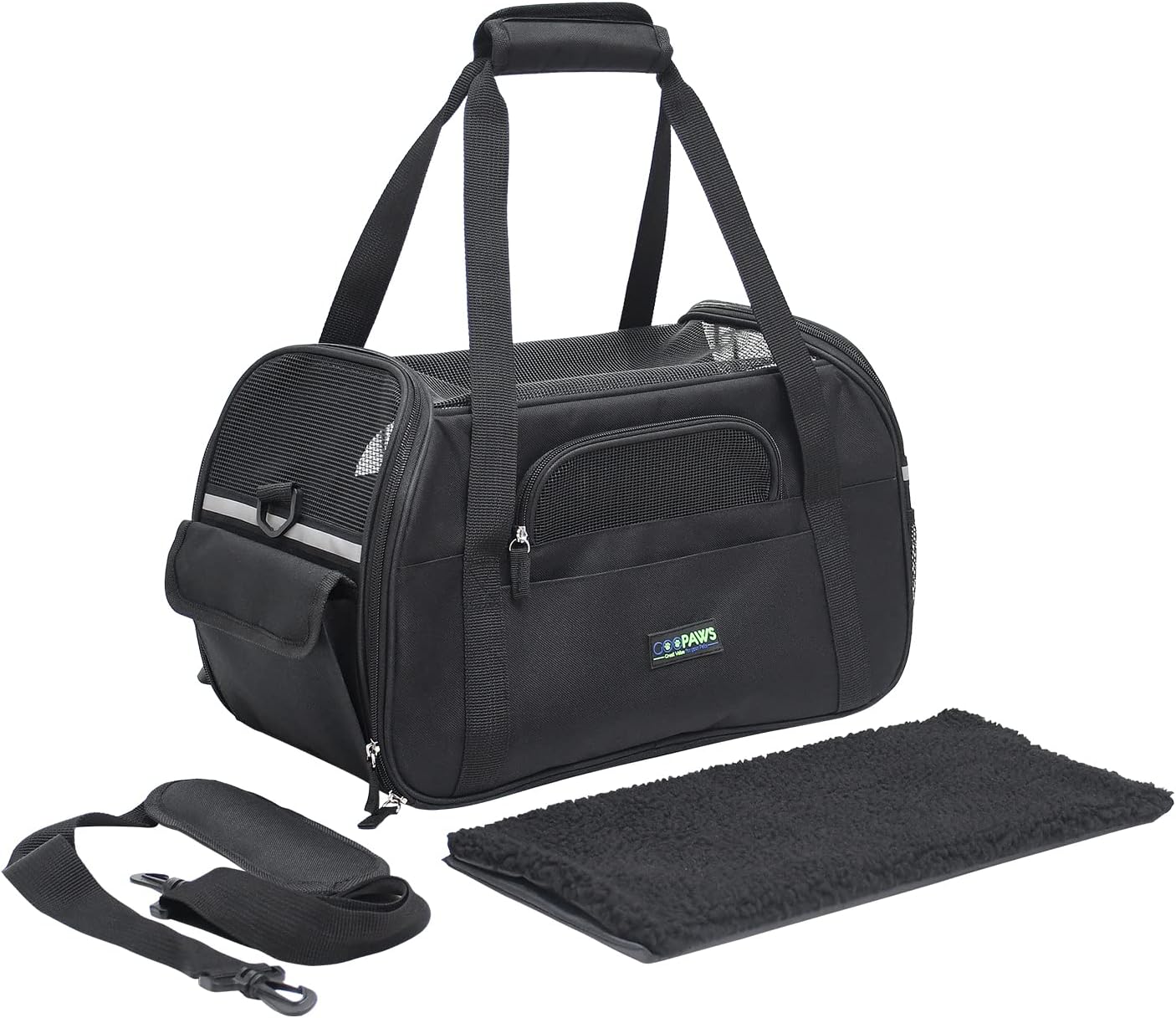 Soft-Sided Kennel Pet Carrier for Small Dogs, Cats, Puppy, Airline Approved Cat Carriers Dog Carrier Collapsible, Travel Handbag & Car Seat