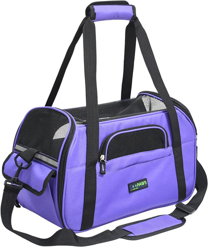 Soft-Sided Kennel Pet Carrier for Small Dogs, Cats, Puppy, Airline Approved Cat Carriers Dog Carrier Collapsible, Travel Handbag & Car Seat