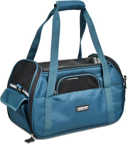 Soft-Sided Kennel Pet Carrier for Small Dogs, Cats, Puppy, Airline Approved Cat Carriers Dog Carrier Collapsible, Travel Handbag & Car Seat