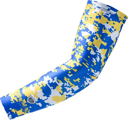 Compression Sports Arm Sleeve Digital Camo Baseball Football Basketball - (One Arm Sleeve)