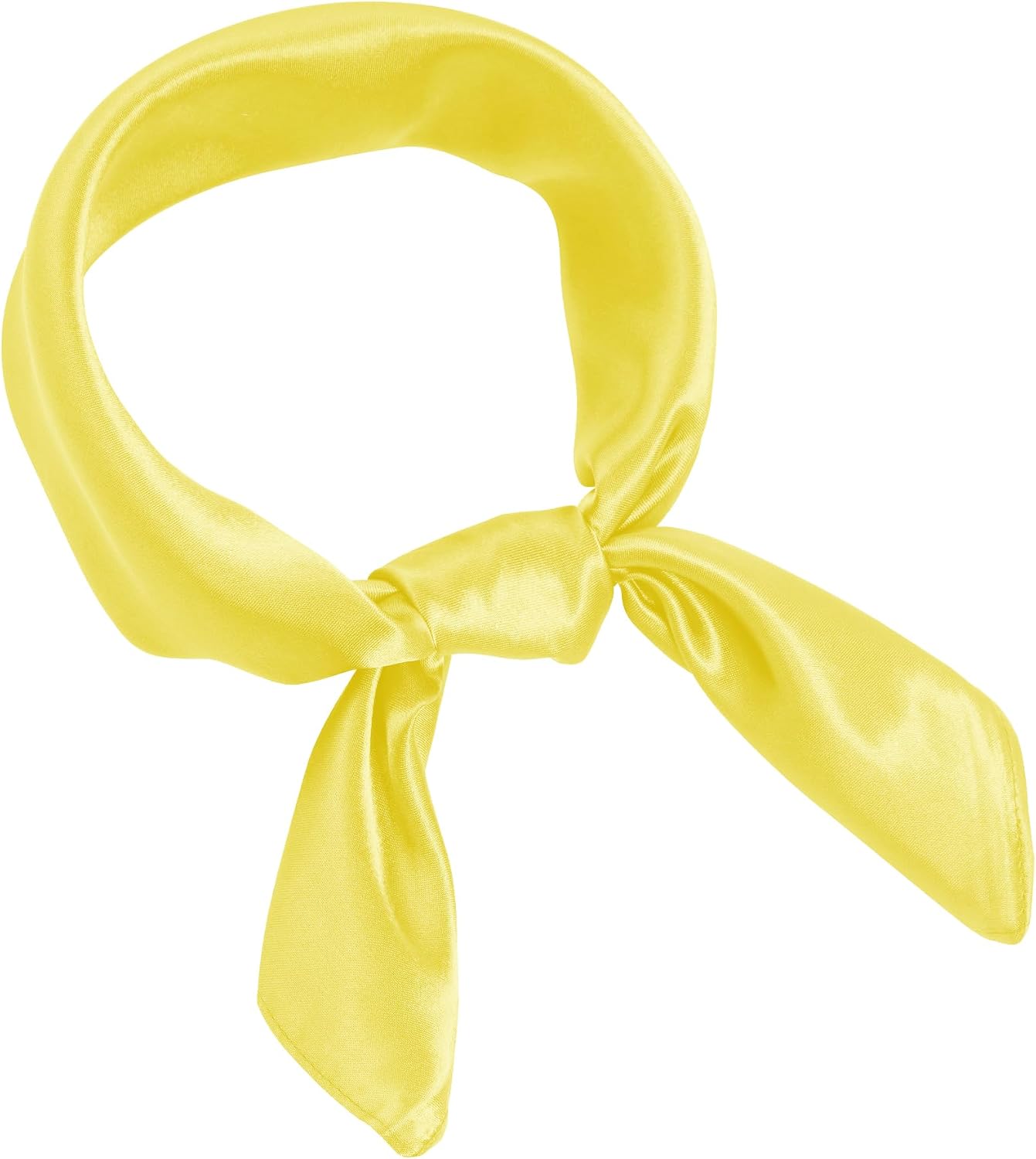 Chiffon Scarf Square Satin Neck Scarf Handkerchief 23.6 inch | Neck Scarf Silk Scarves for Halloween Retro Women Men Girls Boys Costume Accessories