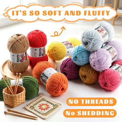 Skinny Chenille Yarn for Crocheting - 4 Pack of 100g/317yds - Soft Velvet Fluffy Plush Yarn for Amigurumi & Blanket, Knitting Yarn, #2 Sport Weight Fine Crochet Yarn (4, Golden Yellow)