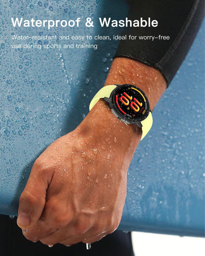 Bands for Garmin Bounce 2 Kids Smartwatch,Sport quick-release Silicone Band for Garmin Bounce 2 Smart Watch,Soft Lightweight & Ventilated Comfort Replacement Strap,Adjustable Wristband,Yellow