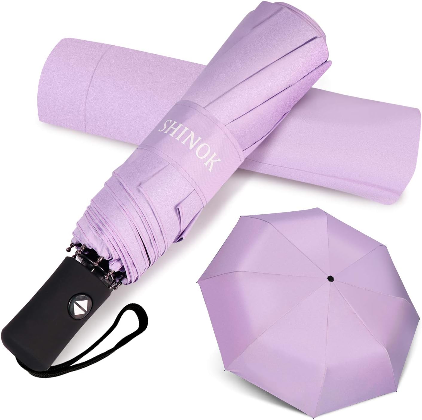 Travel Umbrella Compact Folding Sun Umbrellas Lighweight Auto Open Close for Women Parasol