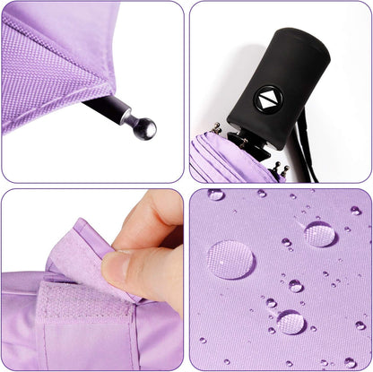 Travel Umbrella Compact Folding Sun Umbrellas Lighweight Auto Open Close for Women Parasol