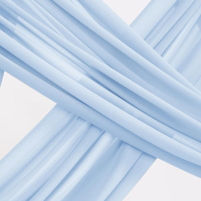 Wedding Arch Draping Fabric Sheer Chiffon Curtain Drape Wedding Party Decor | 1 Panel 29" x 19Ft 6 Yards for Outdoor Ceremony Birthday Baby Shower Holiday Home Decoration Yellow Gold