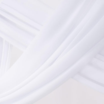 Wedding Arch Draping Fabric Sheer Chiffon Curtain Drape Wedding Party Decor | 1 Panel 29" x 19Ft 6 Yards for Outdoor Ceremony Birthday Baby Shower Holiday Home Decoration Yellow Gold