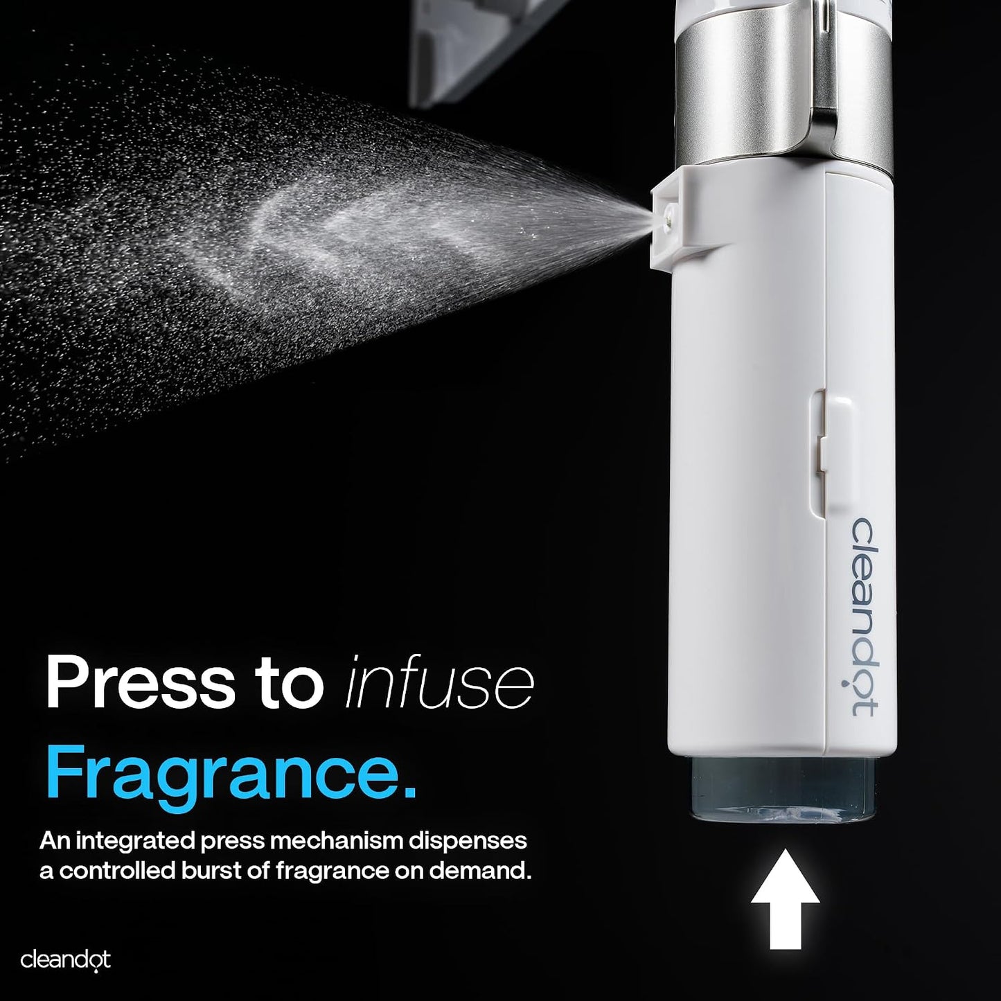 Bidet Attachment for Toilet, Scented Bidet with Fragrance Spray, Self Cleaning and Retractable Bidet Sprayer with Ajustable Pressure, Frontal & Rear Wash Non Electric Bidet for Toilet Seat (Lemon)