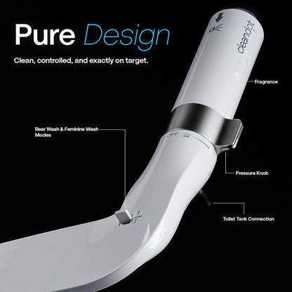 Bidet Attachment for Toilet, Scented Bidet with Fragrance Spray, Self Cleaning and Retractable Bidet Sprayer with Ajustable Pressure, Frontal & Rear Wash Non Electric Bidet for Toilet Seat (Lemon)