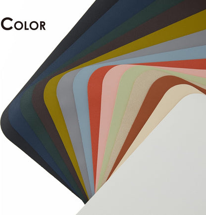 Leather Desk Mat - Non-Slip PU Pad for Office and Home Organization Accessories Ideal Large Mouse Mats on Top of Desks (Lemon Yellow,36''x 17'') (DPD-LY-L)