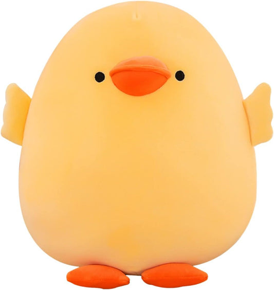 Plush Stuffed Animal Soft Toys Yellow Duck Stuff Short-Legged15.7in | Gifts for friends and children Christmas,cute yellow throw pillow ,Chubby, Little Duck