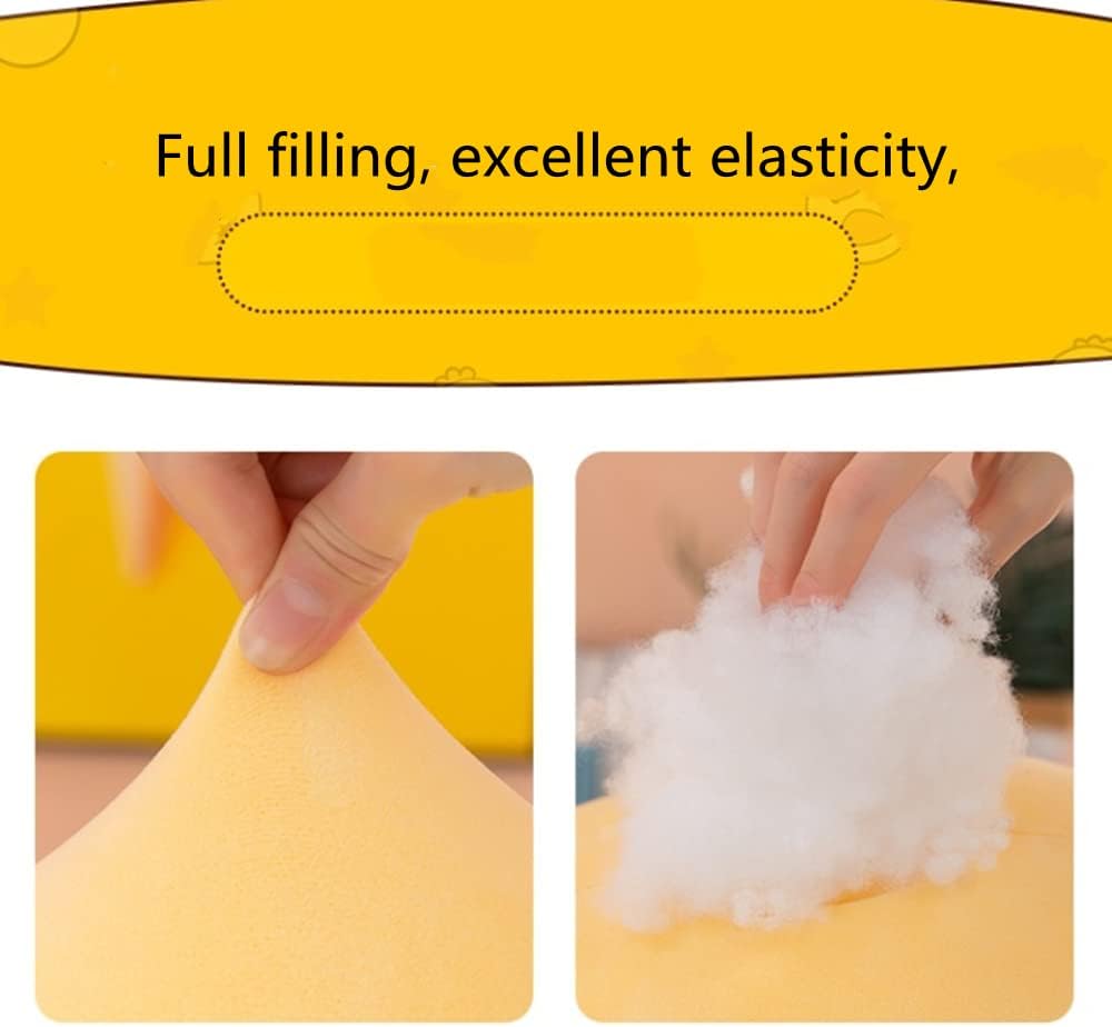 Plush Stuffed Animal Soft Toys Yellow Duck Stuff Short-Legged15.7in | Gifts for friends and children Christmas,cute yellow throw pillow ,Chubby, Little Duck