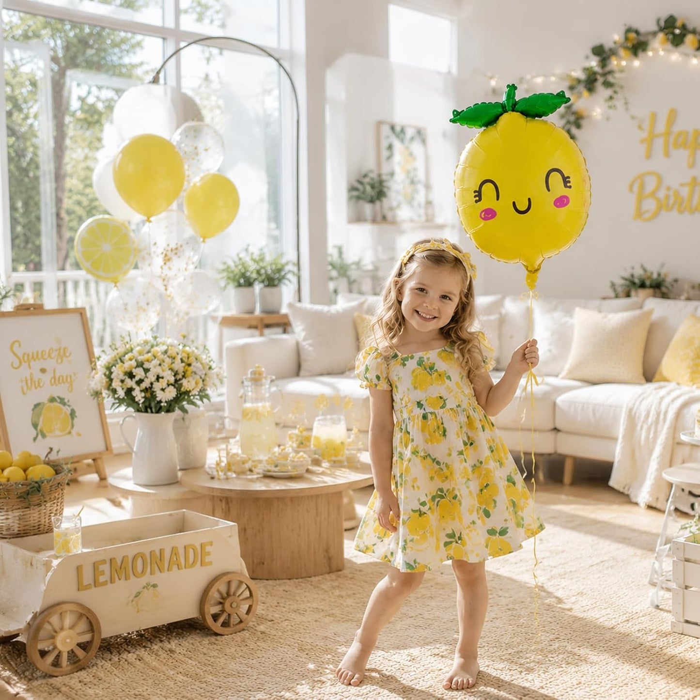 10Pcs Lemon Balloons Lemon Party Balloons Summer Fruit Lemon Foil Balloons for Lemon Party Decorations Summer Lemonade Bridal Shower Wedding Baby Shower Lemon Birthday Party Decorations