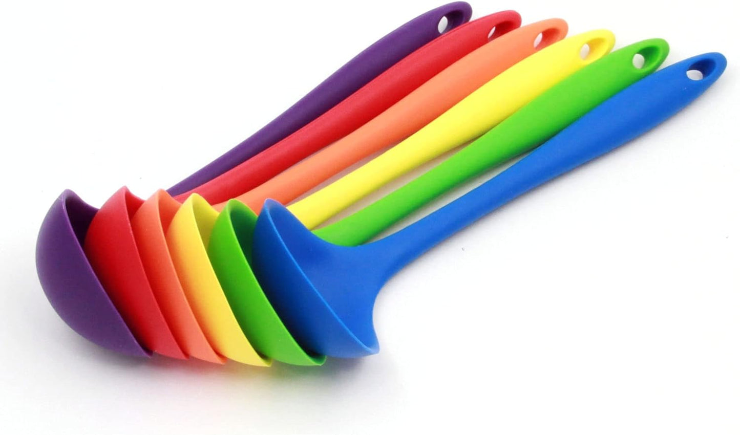 Premium Silicone Cooking Ladle, 11.25 inch, Yellow