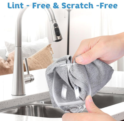 Matthew Microfiber Cleaning Cloth Roll 72Pack (12" x 12") Reusable Paper Towels&Washable Tear Away Towels,Ultra Water Absorbent Lint&Streak Free Cleaning Rags for Glass,Dishwash,Bathroom,Cars-Yellow