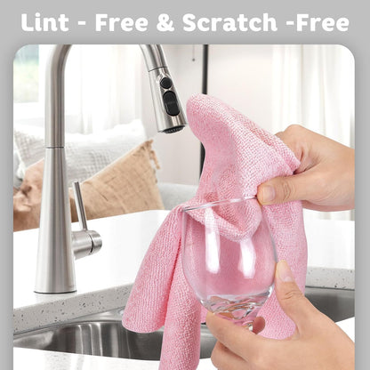 Matthew Microfiber Cleaning Cloth Roll 72Pack (12" x 12") Reusable Paper Towels&Washable Tear Away Towels,Ultra Water Absorbent Lint&Streak Free Cleaning Rags for Glass,Dishwash,Bathroom,Cars-Yellow