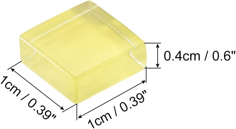 Mosaic Tiles, Micro Glass Tiny Mini Mosaic Tile DIY Hobbies Handmade Crystal Free Stone Craft Material Creativity (Pale Yellow Pack of 110)