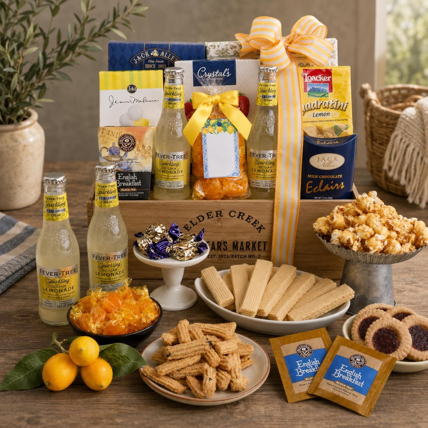 Alder Creek Gift Baskets Sunshine is for Lemonade Gift Basket for Women, Men, College, Appreciation, Thank You, Birthday, Corporate, Mother's Day, Father's Day, Summer, Thinking of You