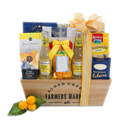 Alder Creek Gift Baskets Sunshine is for Lemonade Gift Basket for Women, Men, College, Appreciation, Thank You, Birthday, Corporate, Mother's Day, Father's Day, Summer, Thinking of You