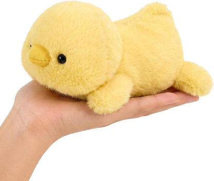 Palm-Sized Chick Stuffed Animals Cute Soft Mini Plush Doll Small Chicken Plushies Toys Gifts for Kids Yellow 6 inch