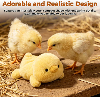 Palm-Sized Chick Stuffed Animals Cute Soft Mini Plush Doll Small Chicken Plushies Toys Gifts for Kids Yellow 6 inch