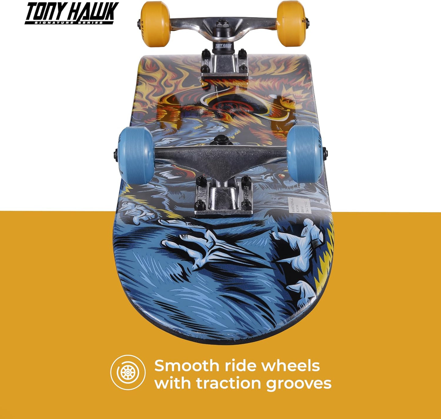 Tony Hawk - 31-Inch Signature Series 3 Skateboard, 9-Ply Maple Deck