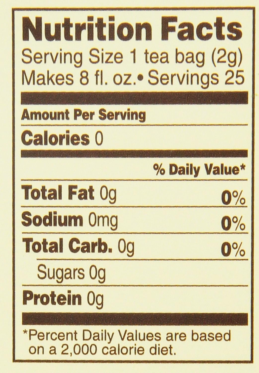 Herbal Tea, Lemon Zinger, 25 Count, (Pack of 6)