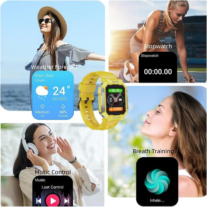 Smart Watch for Men/Women, 1.92" HD Touch Fitness Tracker with 24/7 Heart Rate & Sleep Monitor, IP68 Waterproof, Step/Calorie Counter, Long Battery Life, Compatible with Android iOS