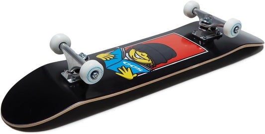 [ ] Graphic Skateboard Complete | Maple Wood | Professional Grade | Fully Assembled with Skate Tool & Stickers | Adults, Kids, Teens, Youth | Boys & Girls