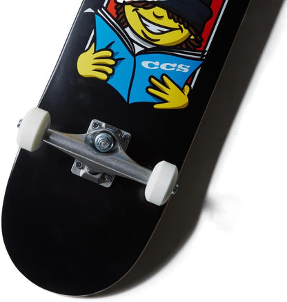 [ ] Graphic Skateboard Complete | Maple Wood | Professional Grade | Fully Assembled with Skate Tool & Stickers | Adults, Kids, Teens, Youth | Boys & Girls