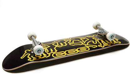 [ ] Graphic Skateboard Complete | Maple Wood | Professional Grade | Fully Assembled with Skate Tool & Stickers | Adults, Kids, Teens, Youth | Boys & Girls