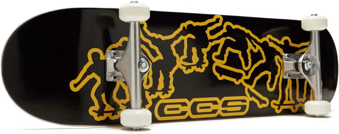 [ ] Graphic Skateboard Complete | Maple Wood | Professional Grade | Fully Assembled with Skate Tool & Stickers | Adults, Kids, Teens, Youth | Boys & Girls