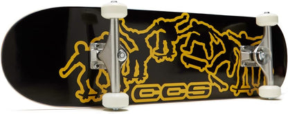 [ ] Graphic Skateboard Complete | Maple Wood | Professional Grade | Fully Assembled with Skate Tool & Stickers | Adults, Kids, Teens, Youth | Boys & Girls