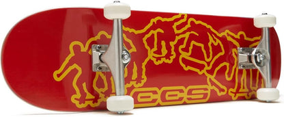 [ ] Graphic Skateboard Complete | Maple Wood | Professional Grade | Fully Assembled with Skate Tool & Stickers | Adults, Kids, Teens, Youth | Boys & Girls