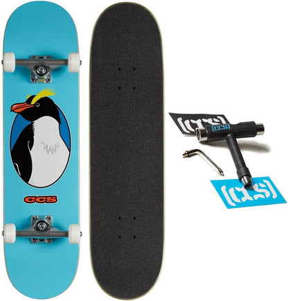 [ ] Graphic Skateboard Complete | Maple Wood | Professional Grade | Fully Assembled with Skate Tool & Stickers | Adults, Kids, Teens, Youth | Boys & Girls