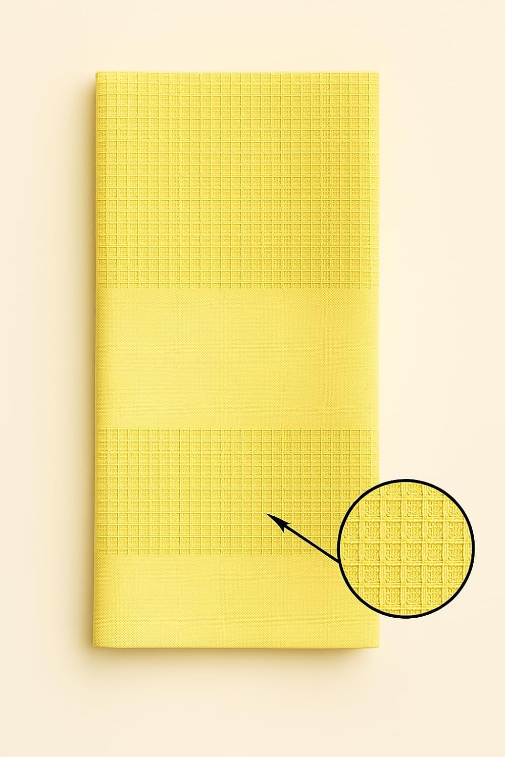 100% Cotton Waffle Weave Kitchen Dish Towels, Ultra Soft Absorbent Quick Drying Cleaning Towel, 18x28 Inches, 3-Pack, Pink-Yellow-Light Green