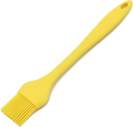 Premium Silicone Basting Brush 10.25 Inch, Yellow