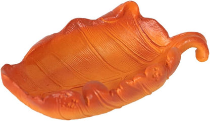 Reptile Feeding Dish Bowl,Leaf Food/Water Dish for Amphibians Tank,Reptiles and Other Little Critters Water Bowl,Premium Resin Reptile Terrarium Bowls for Lizard,Hermit Crab,Gecko,Tortoise(small size)