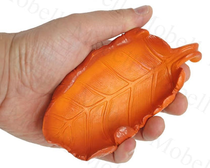Reptile Feeding Dish Bowl,Leaf Food/Water Dish for Amphibians Tank,Reptiles and Other Little Critters Water Bowl,Premium Resin Reptile Terrarium Bowls for Lizard,Hermit Crab,Gecko,Tortoise(small size)